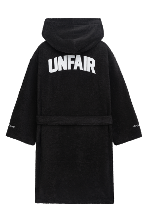 Anywhere Anytime Bathrobe Black