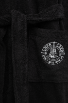 Anywhere Anytime Bathrobe Black