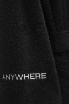 Anywhere Anytime Bathrobe Black