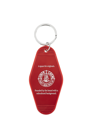 Resort Room Keychain Burgundy