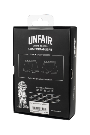 Curved Boxershorts 2 Pack