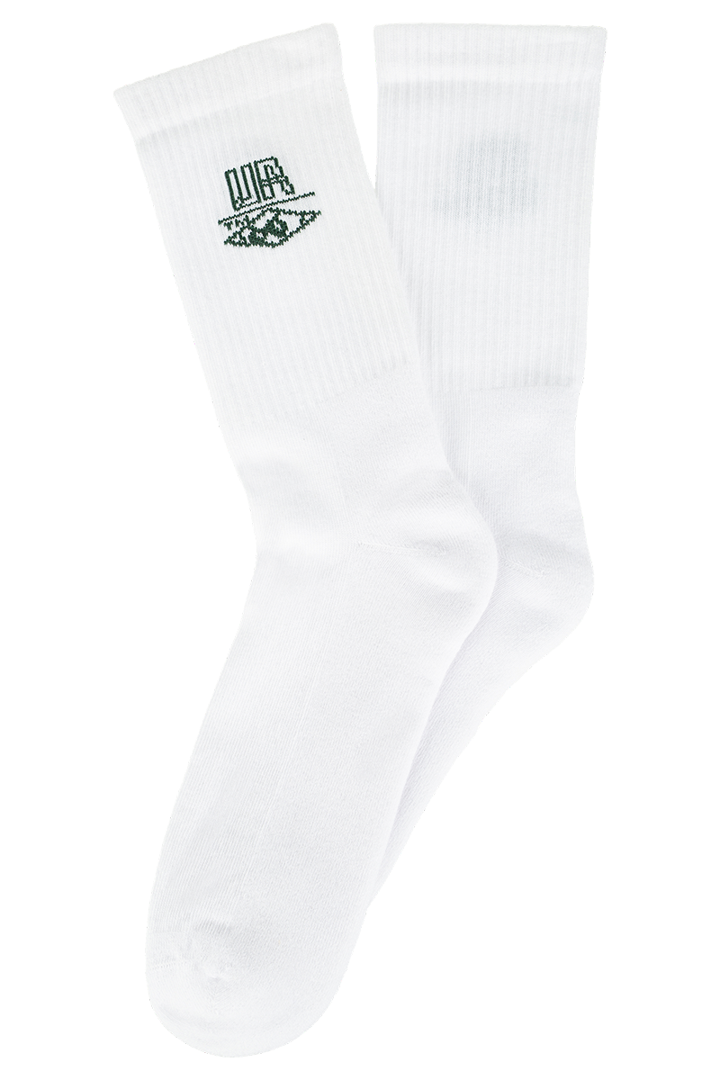 LOTC Socks White/Evergreen