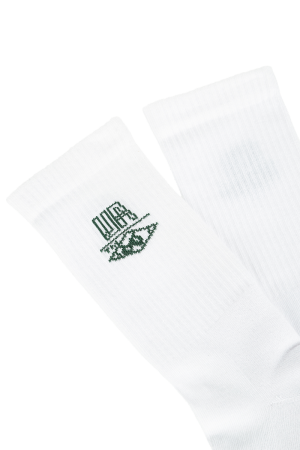 LOTC Socks White/Evergreen