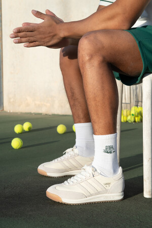 LOTC Socks White/Evergreen