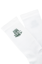 LOTC Socks White/Evergreen