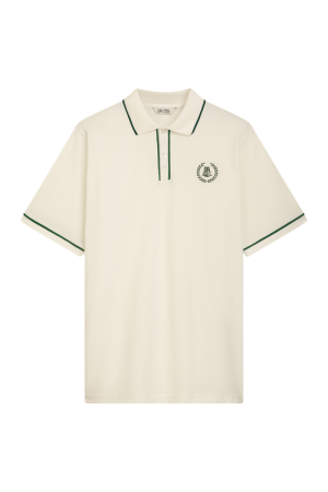 LOTC Poloshirt White/Evergreen