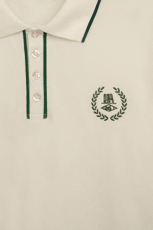 LOTC Poloshirt White/Evergreen