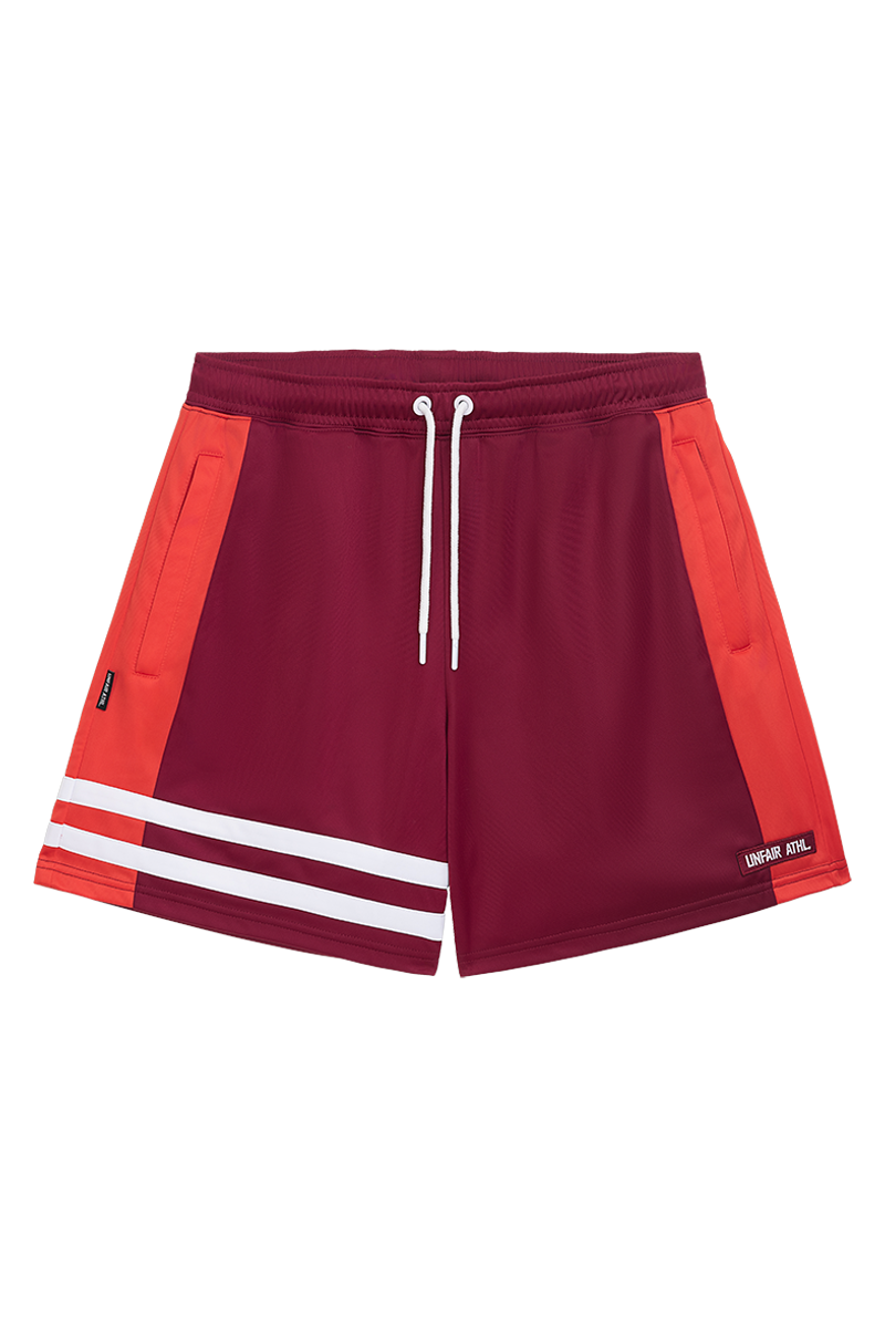 DMWU Athletic Shorts Burgundy/Red