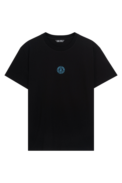 DMWU Pin T-Shirt Black/Skyblue