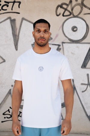 DMWU Pin T-Shirt White/Blue