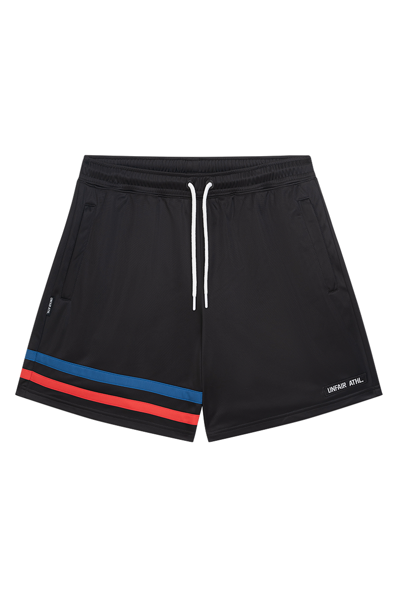 DMWU Athletic Shorts Black Tricolore