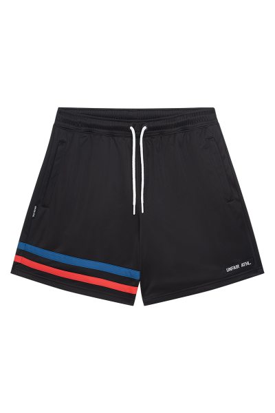 DMWU Athletic Shorts Black Tricolore