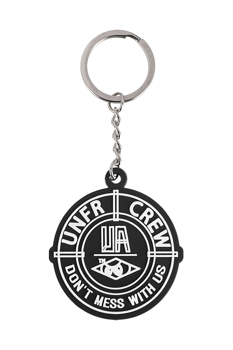 DMWU Rubber Keychain Black