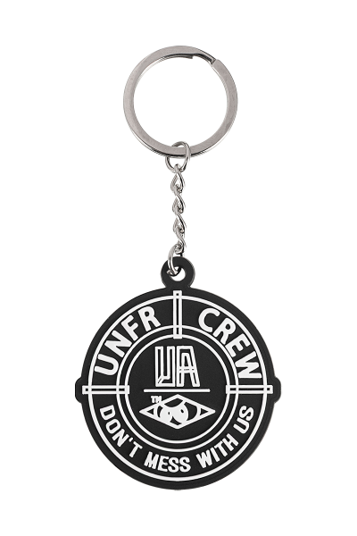 DMWU Rubber Keychain Black