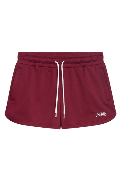 Unfair Curved Shorts WMNS Burgundy