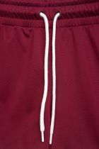 Unfair Curved Shorts WMNS Burgundy