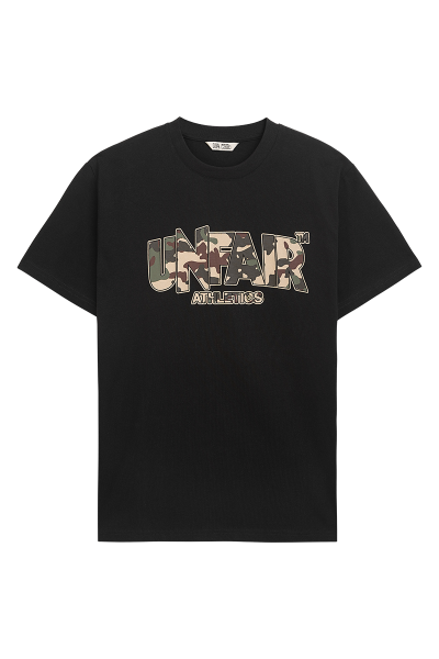 Classic Label Disruptive Camo T-Shirt Black