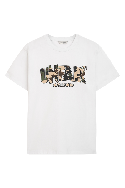 Classic Label Disruptive Camo T-Shirt White