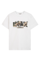 Classic Label Disruptive Camo T-Shirt White