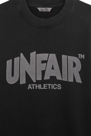 Classic Label Crewneck Washed Black