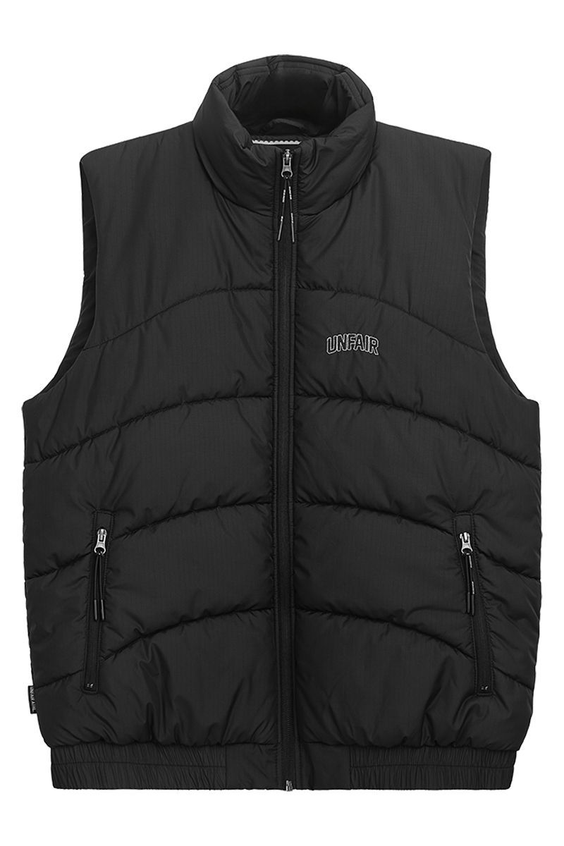 Curved Padded Vest Black box