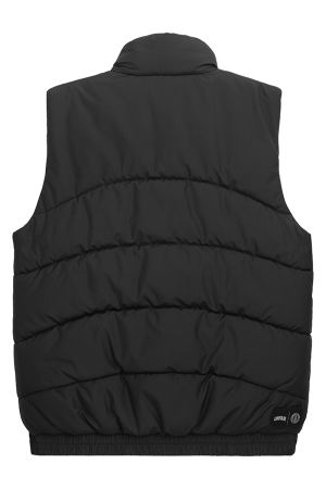 Curved Padded Vest Black