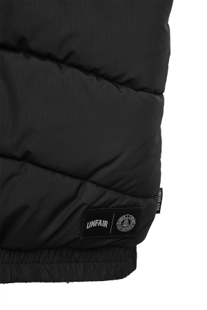 Curved Padded Vest Black