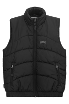 Curved Padded Vest Black