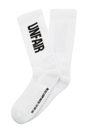 Block Socks White (3 Pack)