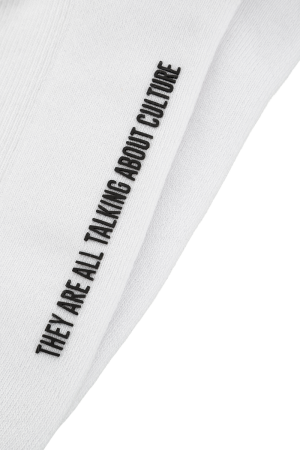 Block Socks White (3 Pack)