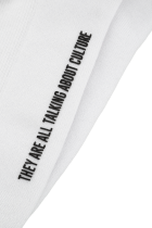 Block Socks White (3 Pack)