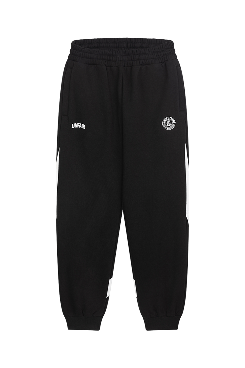 Two Side Panel Sweatpants Black