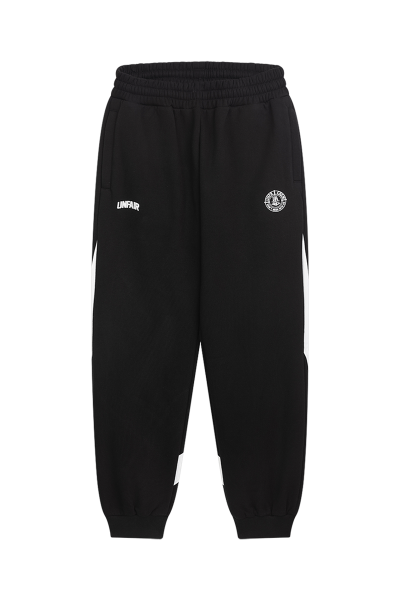 Two Side Panel Sweatpants Black