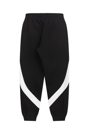 Two Side Panel Sweatpants Black