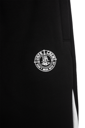 Two Side Panel Sweatpants Black