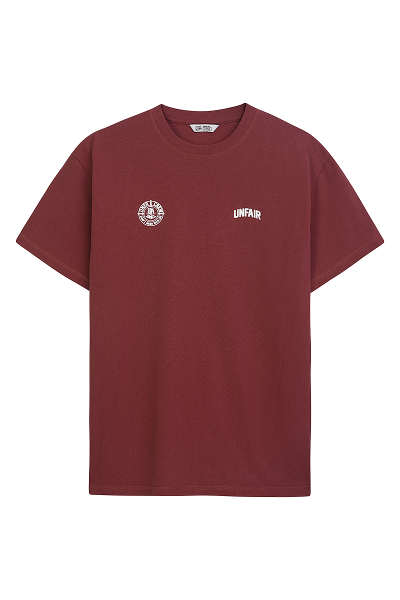 Two Side Logo T-Shirt Merlot