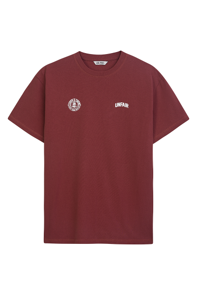 Two Side Logo T-Shirt Merlot