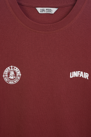 Two Side Logo T-Shirt Merlot