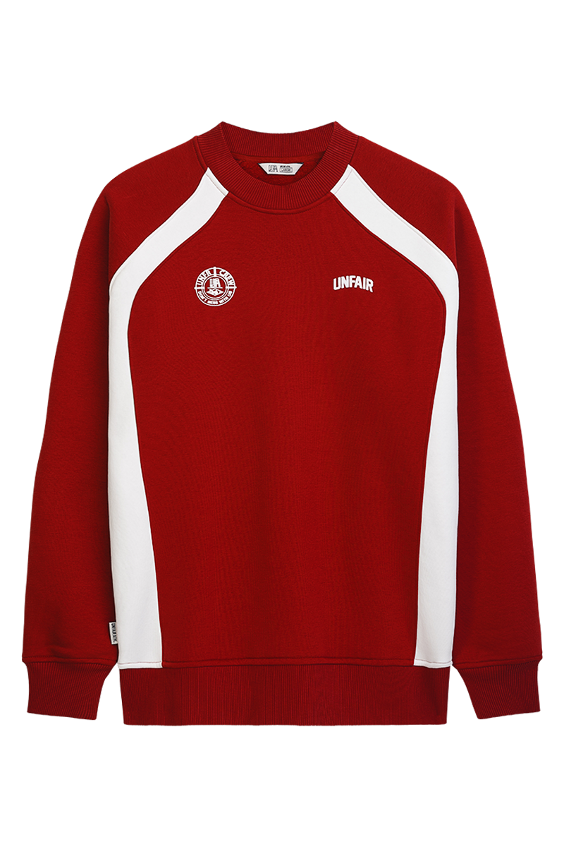 Two Side Panel Crewneck Merlot box