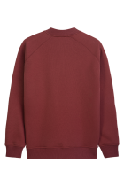 Two Side Panel Crewneck Merlot