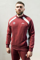Two Side Panel Crewneck Merlot