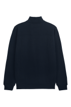 Curved Halfzip Sweatshirt Navy