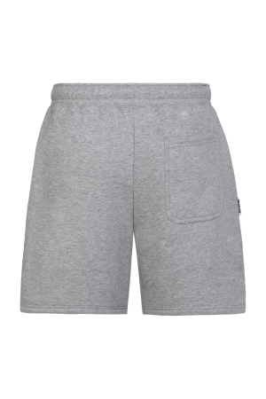 Velour Patch Shorts Grey
