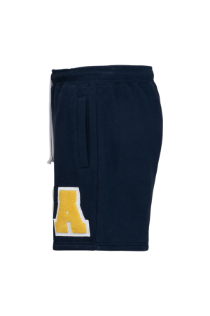 Velour Patch Shorts Navy XL