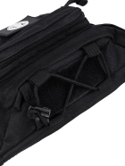 Various Patch Hip Bag Black